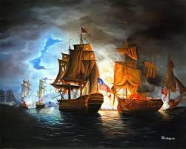 John Paul Jones defeats the Serapis