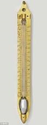 Gabriel Fahrenheit invented the first mercury thermometer