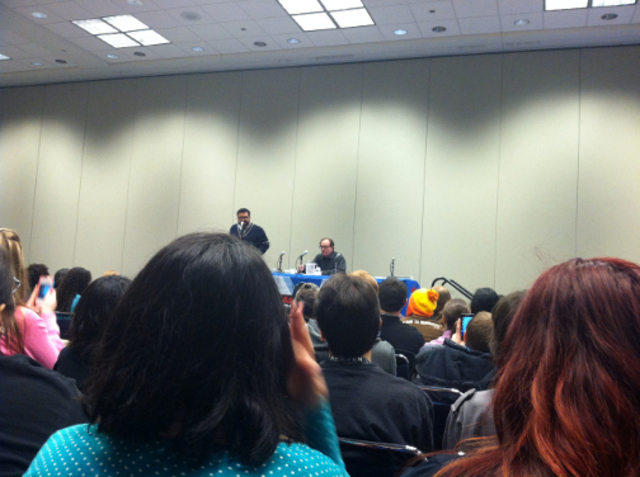 He ran for Student Senate President