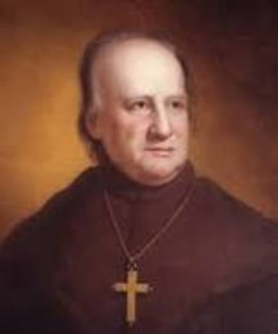 John Carroll becomes the Bishop of Baltimore