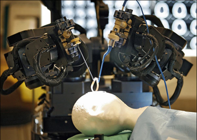 Brain surgery; computerized arm