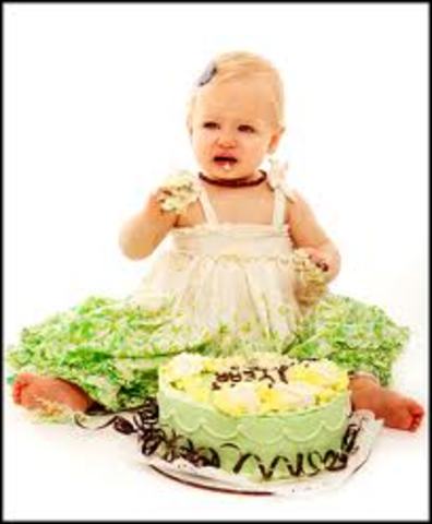 First birthday cake