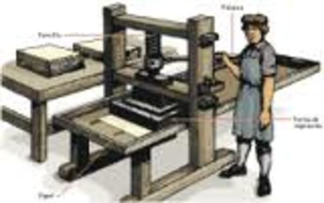 Llegada de la imprenta a México