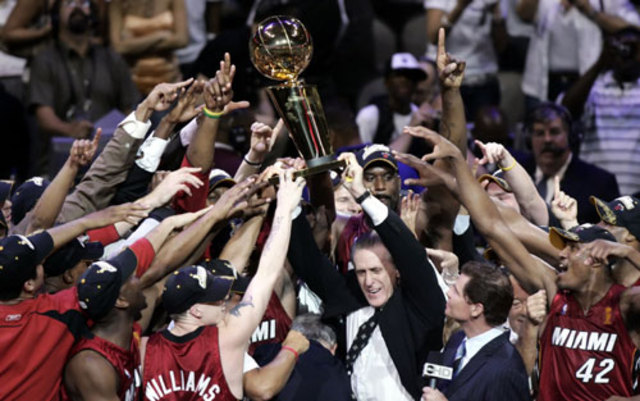 Miami Heat win 1st Championship