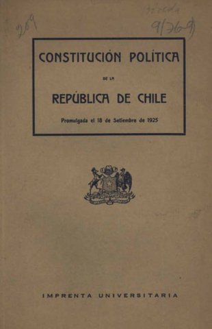 La Constitución de 1925