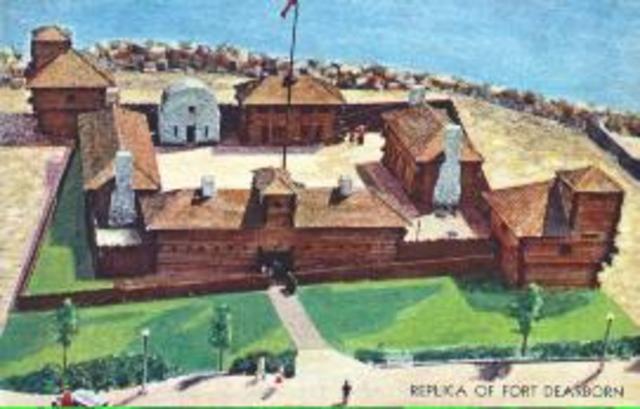 FORT DEARBORN WAS BUILT