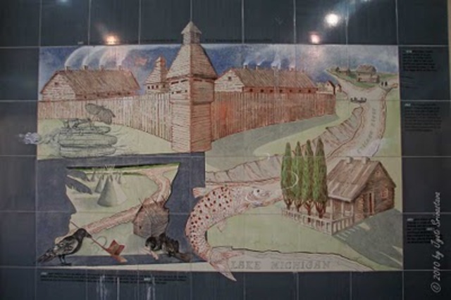 FORT DEARBORN WAS REBUILT