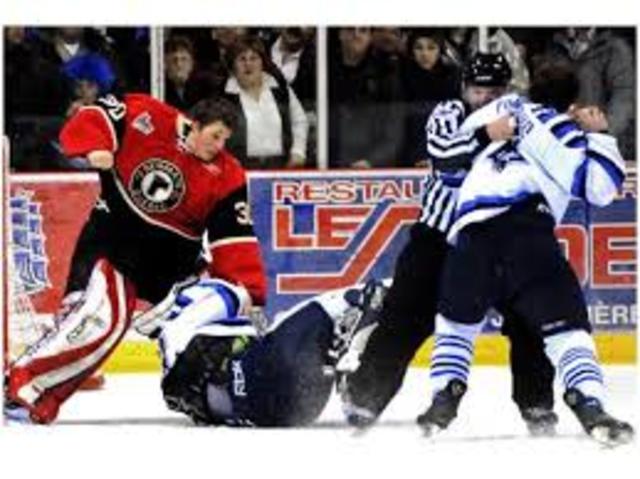 First Hockey Fight