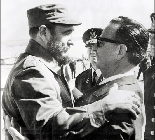 Visita de Fidel Castro.