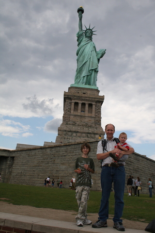 Visité estatua de la libertad en 2007