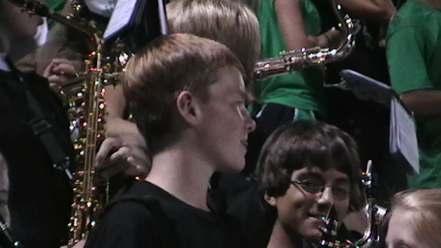 Empecé a jugar en la marching banda en 2010.