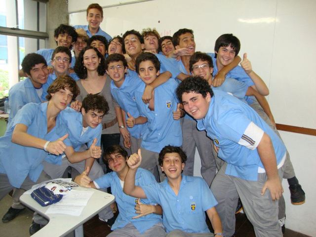 Turma da oitava série.