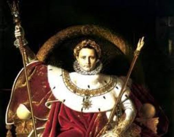Napoleon crowns himself emperor of France