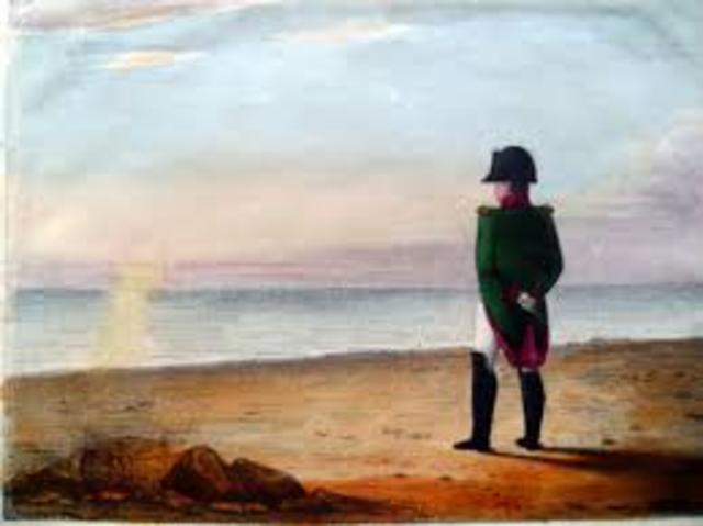 Napoleon is exiled to Elba