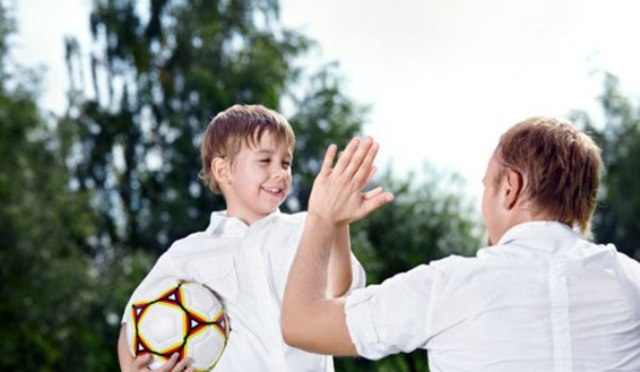 Futebol na Lagoa com meu pai