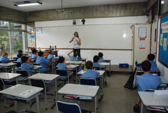 Primeiro dia de aula no Colégio de São Bento!