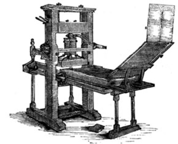 Johannes Gutenberg Creates the First Pringting Press