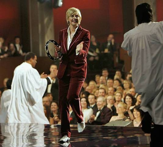 Ellen hosts the Oscars for the first time