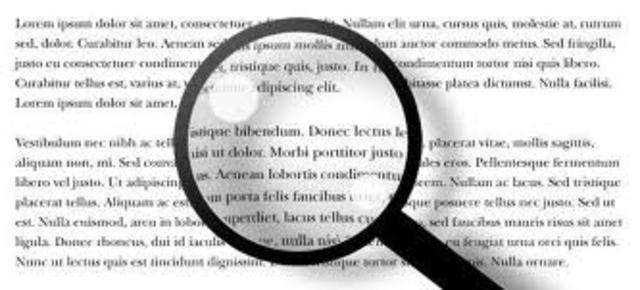 First magnifying glass