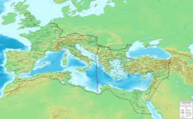 División del Imperio Romano