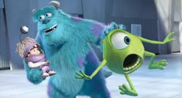 Boo, Sully and Mike