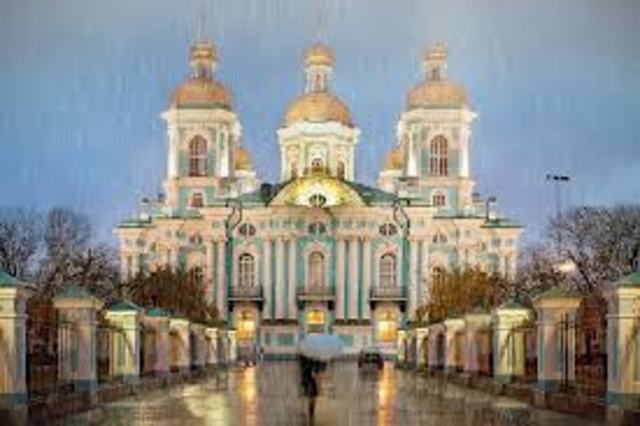 Peter began the construction of a new city, St. Petersburg, his window on the West. St. Petersburg was ﬁnished during Peter’s lifetime and remained the Russian capital until 1918.