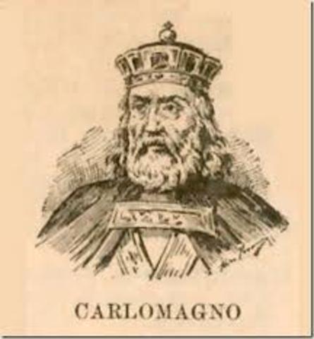 Coronación de Carlomagno.