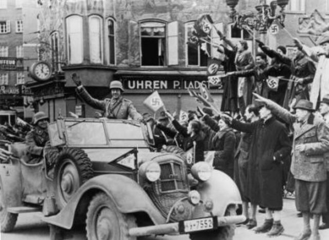 The Anschluss - the German take-over of Austria