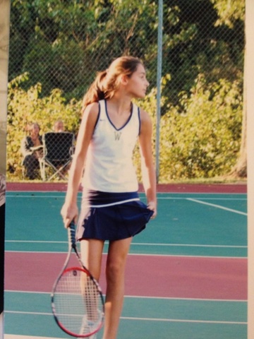 Empecé jugar al tenis en 2007.