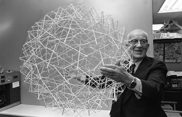 Buckminster Fuller made first geodesic dome