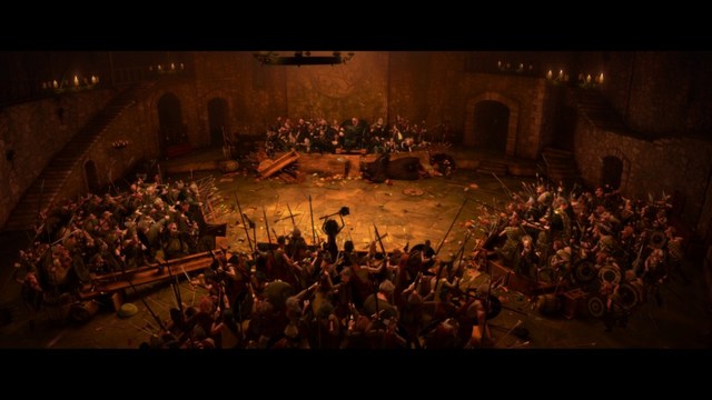 Escape of the bear and princess