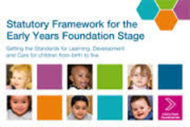 2012 Statutory Framework for the EYFS: Setting the standards for learning, development and care for children from birth to five.
