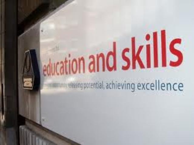 2001 DfEE was renamed DfES Department for Education and Skills.