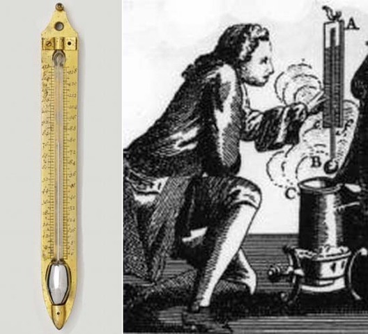 first mercury thermometer invented