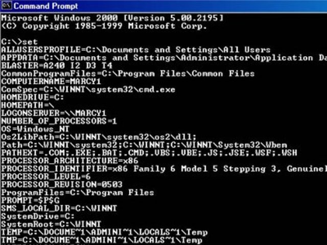 MS-DOS Computer Operating System