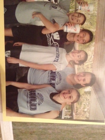 Jugué en mi primer equipo de basquetbol.