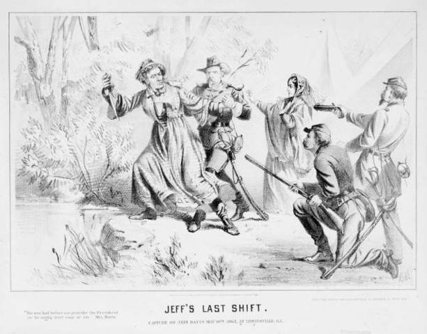 Jefferson Davis is captured