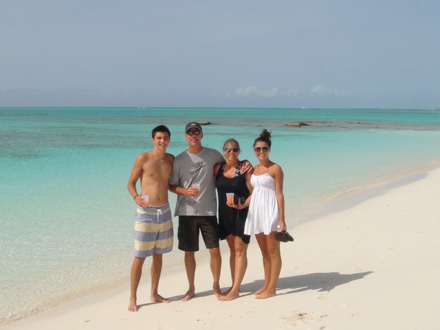 Fui a la vacacion con mi familia