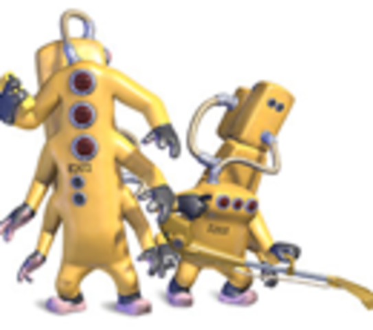 CDA are  monsters that lock up bad monsters and clean up messes.