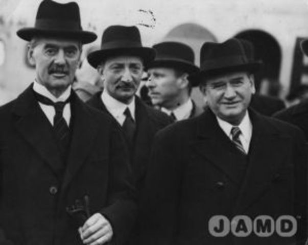 DALADIER AND BONNET CAME TO LONDON