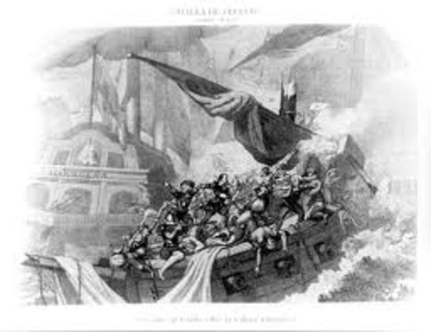 CAUTIVERIO EN ARGEL:Mientras regresaba a España ,una flotilla turca comandada por Mami Arnaute hizo presos a Miguel y a su hermano Rodrigo