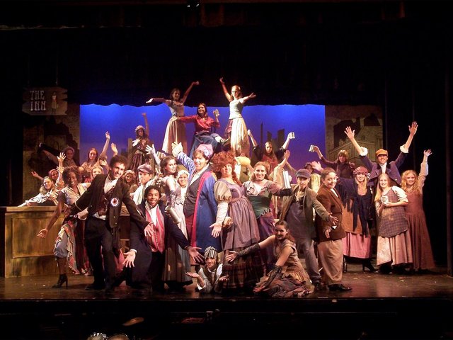 Hice una audición para el musical de la escuela, Les Mis, en 2011.