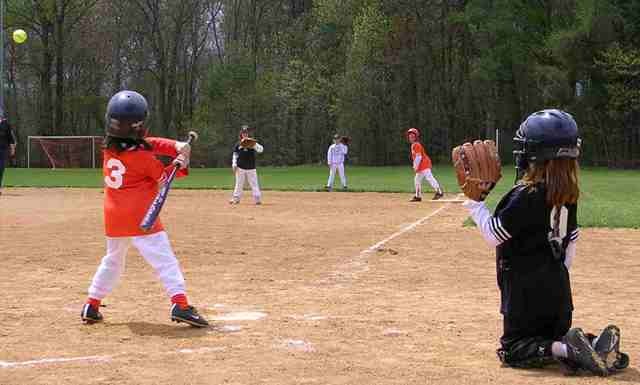 Empecé a jugar softbol