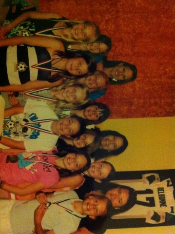 jugué en mi primer equipo de futból en 2007