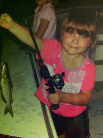 pesqué por la primera vez en 2005