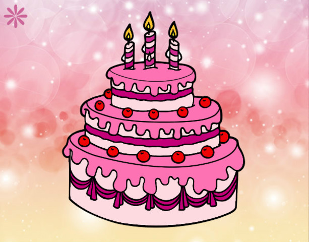 Celebrando mi primer cumple en el cole.