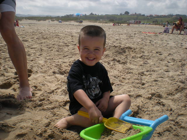 Mi primer día de playa