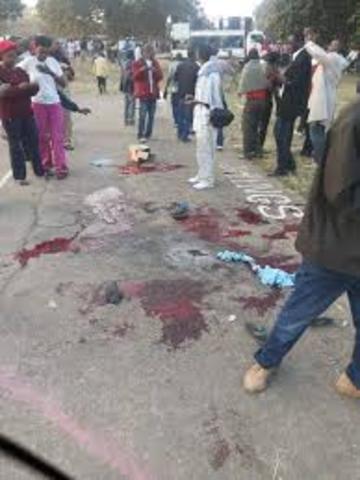 Bomb explosions in Soweto