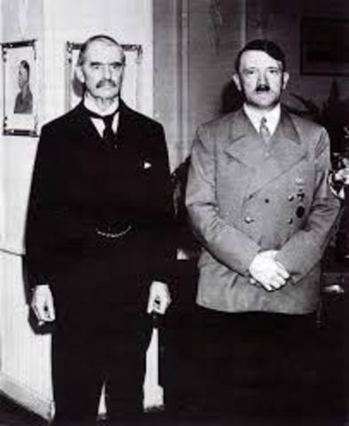 Chamberlain met Hitler at Bad Godesberg