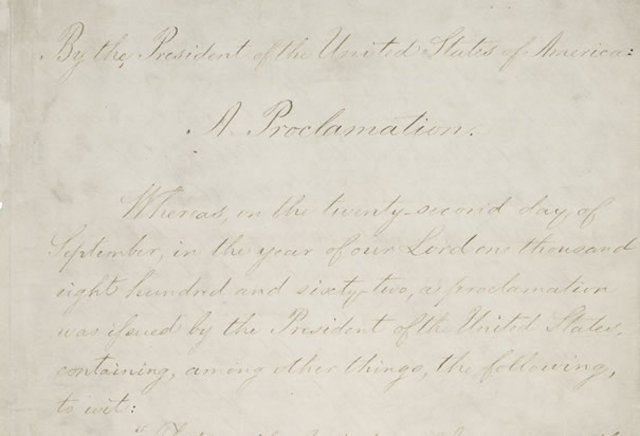 Emanicipation Proclamation